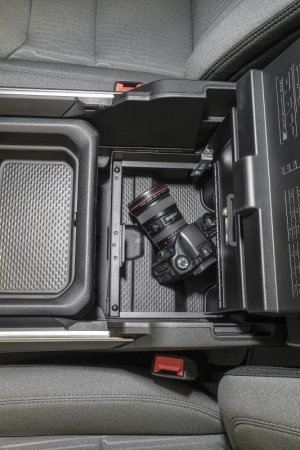 Ram 3500 Console Safe - Tuffy Products - W/ Keyed Lock, w/ Fixed Floor Console - `19-`24 Ram 3500 Console Safe - Tuffy Products - W/ Keyed Lock, w/ Fixed Floor Console - `19-`24